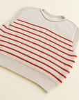 VEST HARVEY KIDS - cream/red
