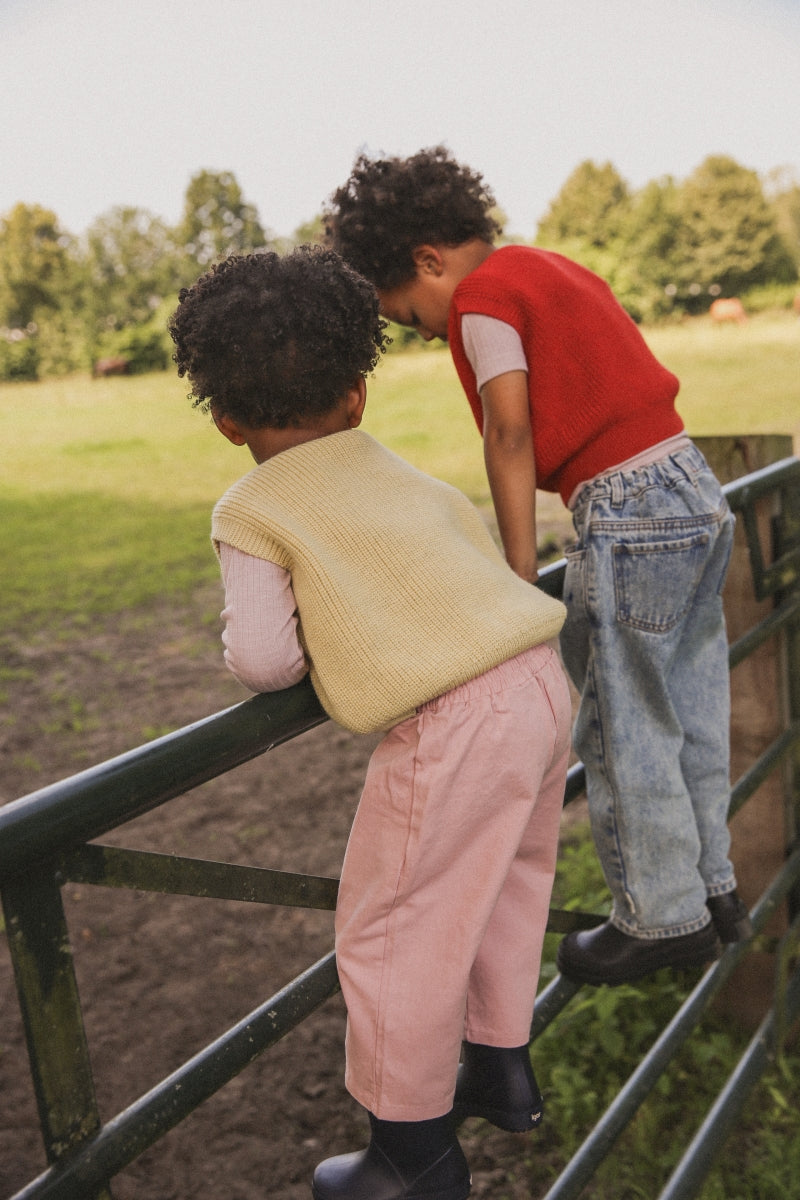 VEST HARVEY KIDS - light yellow