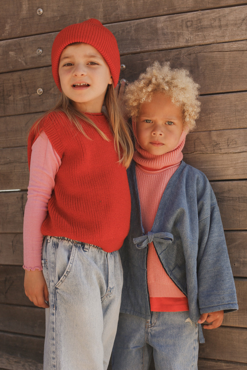 VEST HARVEY KIDS - Red