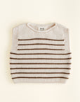 VEST HARVEY BABY - cream/mocha