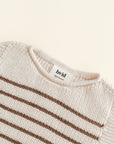 VEST HARVEY BABY - cream/mocha