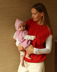 VEST HARVEY BABY - cotton candy
