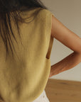 VEST HELLE - LIGHT YELLOW