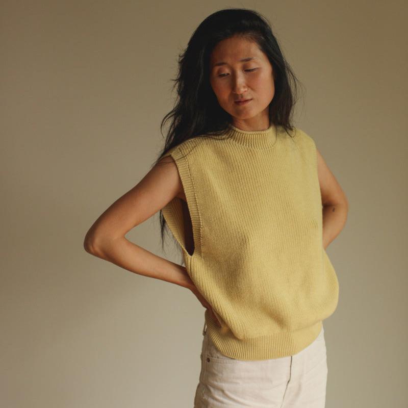 VEST HELLE - LIGHT YELLOW S/M