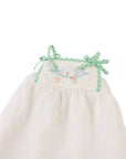 Baby Aviana Embroidered Dress with Straps and Bows