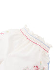 Baby Jisoo Shorts with Scalloped Edges & Butterfly Embroidery