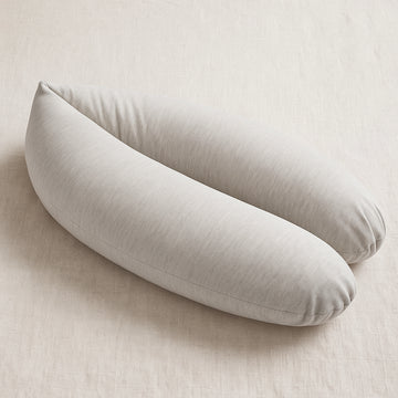 Voedingskussen hoes - gemêleerd beige
