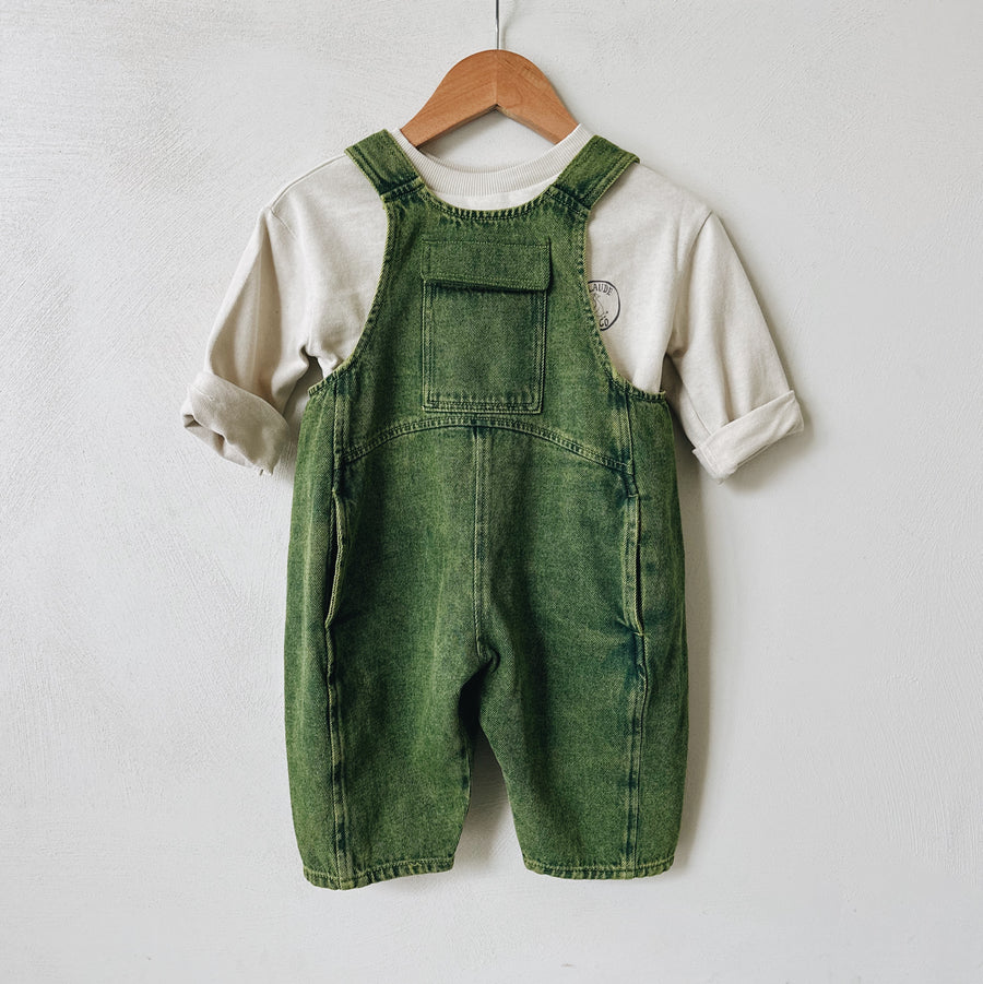 KAI DENIM DUNGAREES - 1y