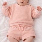 FLEECE SWEATER PEACH - BABY