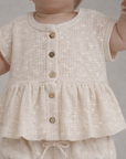 EMBELLISHED PIQUÉ TUNIC - BABY