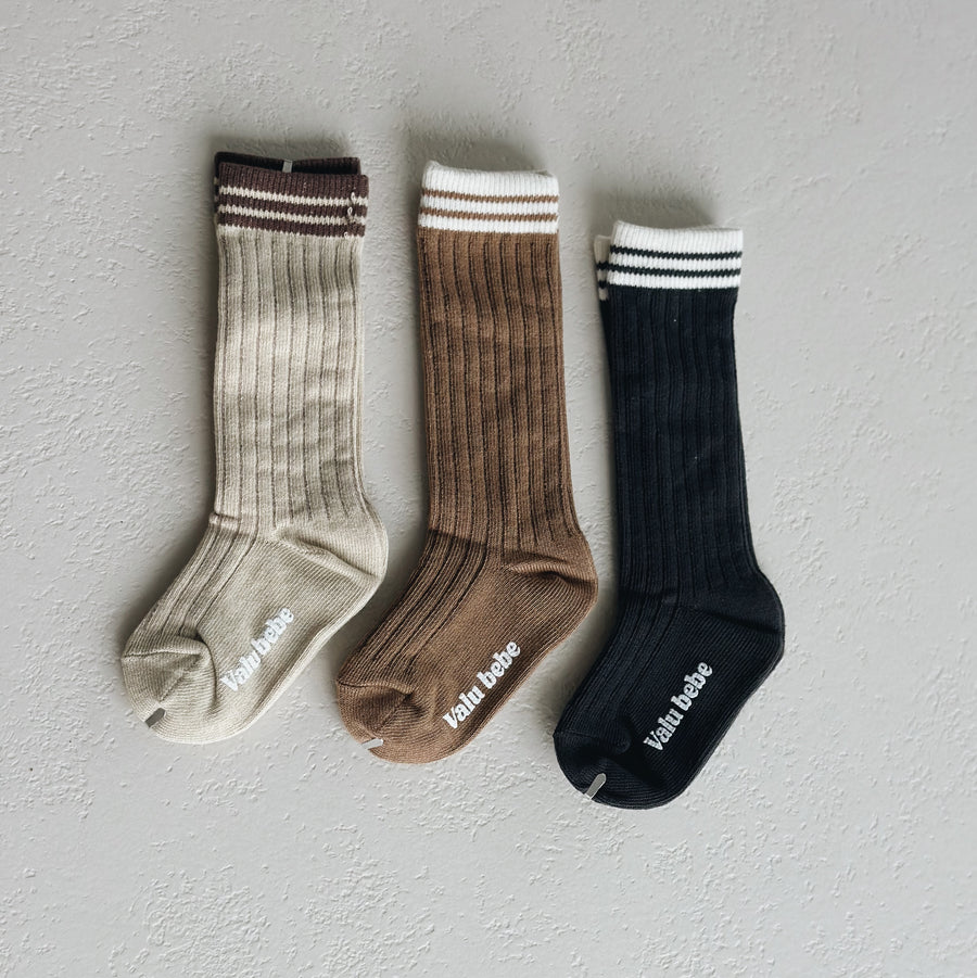 RIB LINE SOCKS - SET VAN 3