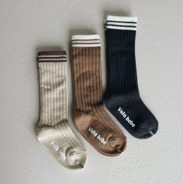 RIB LINE SOCKS - SET VAN 3