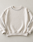 JERSEY SWEATER ECRU - KIDS