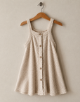 EMBELLISHED PIQUÉ DRESS - KIDS