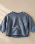 JERSEY SWEATER BLUE - BABY