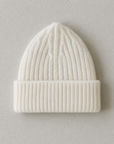 BABY BEANIE WOOL - NATURAL