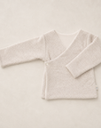 Jacket reversible style KIMONO velours - BEIGE