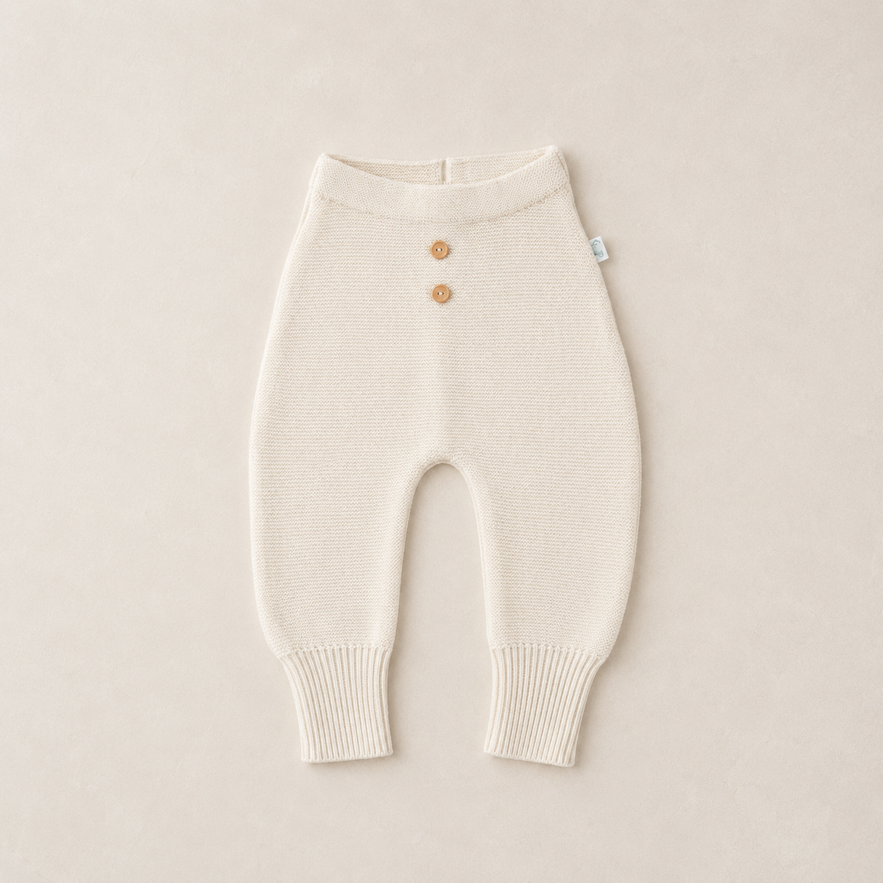 Pants style CRAWLERS - ecru