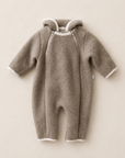 WOOL ONESIE - BEIGE MELANGE