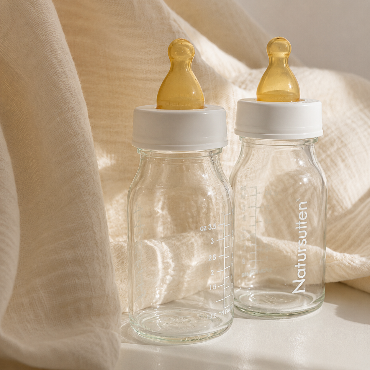 GLAS-TRINKFLASCHEN – 2ER-SET – 120 ML
