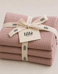 MULLTÜCHER-SET – 3x Dusty Pink