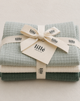 MUSLIN CLOTHS 3 PACK - giftset perfect green