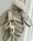 chunky knit beige - baby