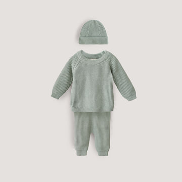 chunky knit mint - baby