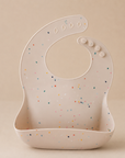 SILICONE BIBS - vanilla confetti