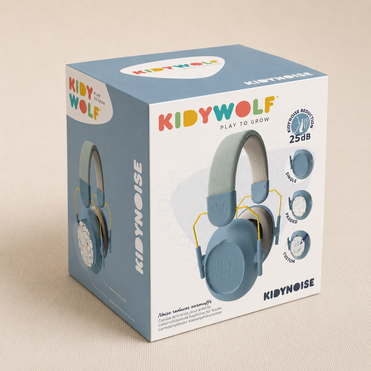 KIDYNOISE - SCHALLDÄMPFENDE KOPFHÖRER BLAU