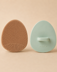 CRADLE CAP BRUSH - natural&cambridge blue