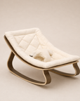 LEVO BABY ROCKER - naturel cover - WALNUT