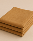 3 PACK MUSLIN CLOTH - Fall Yellow