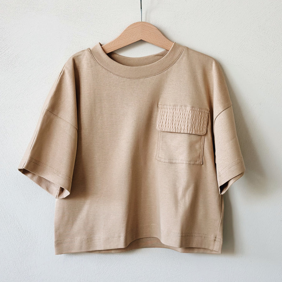 OVERSIZED RORY TEE - BEIGE