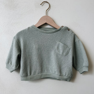 JERSEY SWEATER GREEN - baby