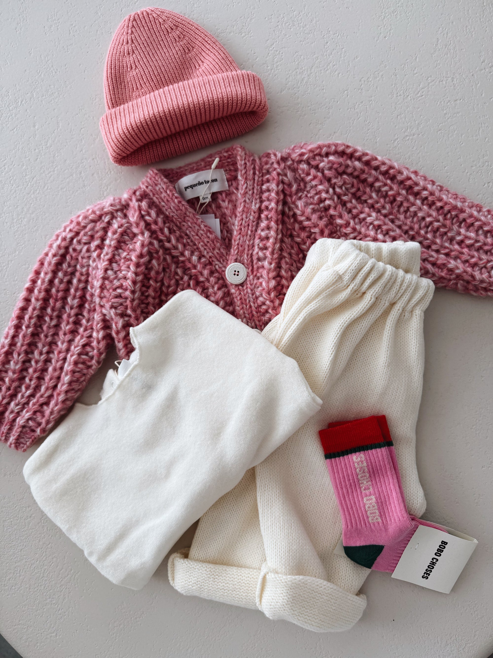 BAGGY TROUSERS FLEECE - NATURAL