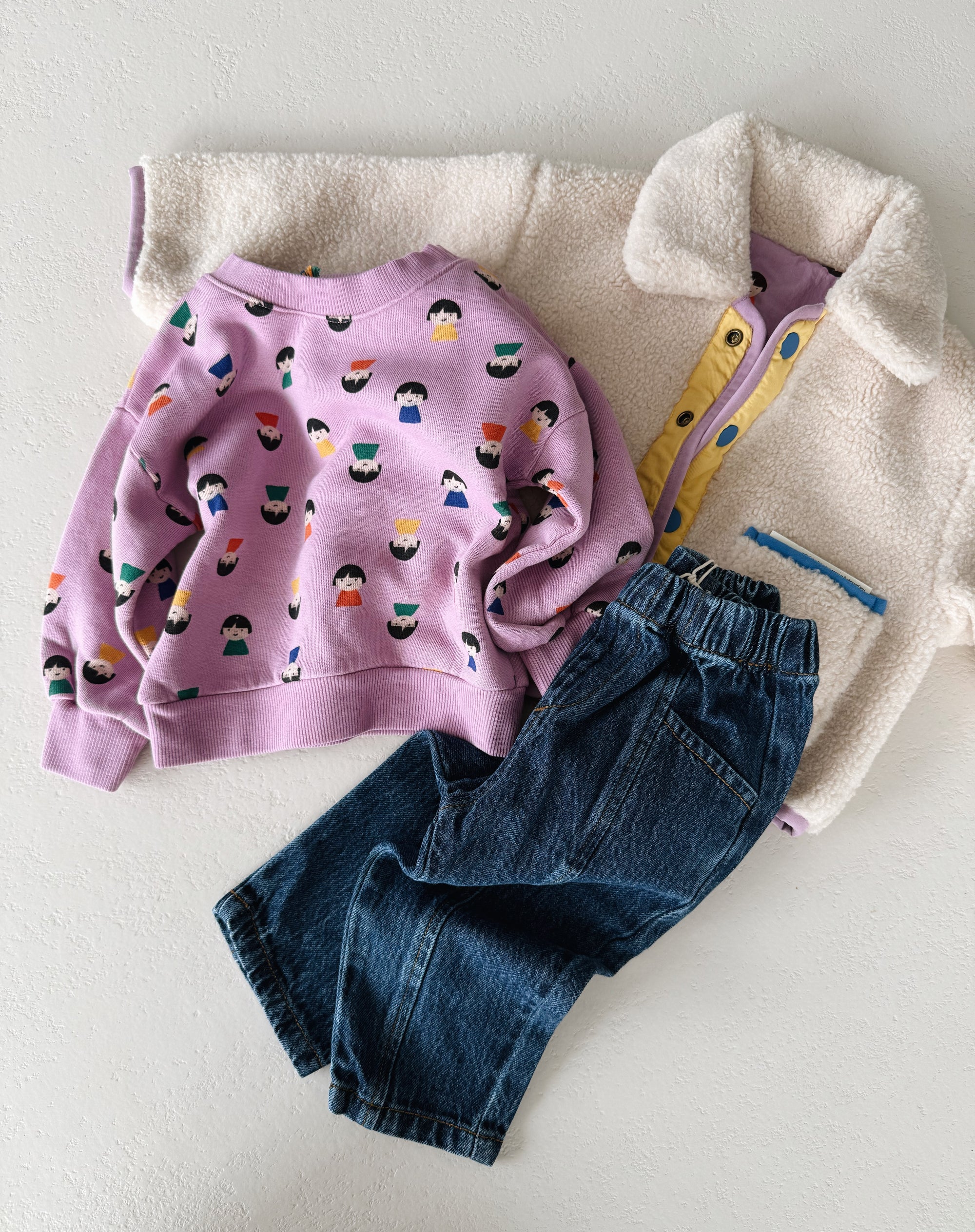 Game Pawns reversible sheepskin jacket - baby