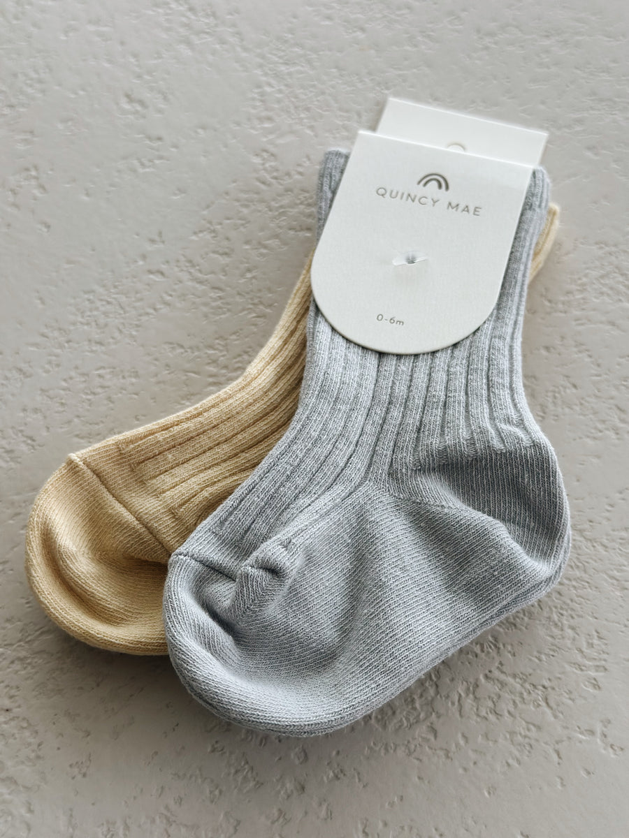 SOCK SET - SKY, YELLOW