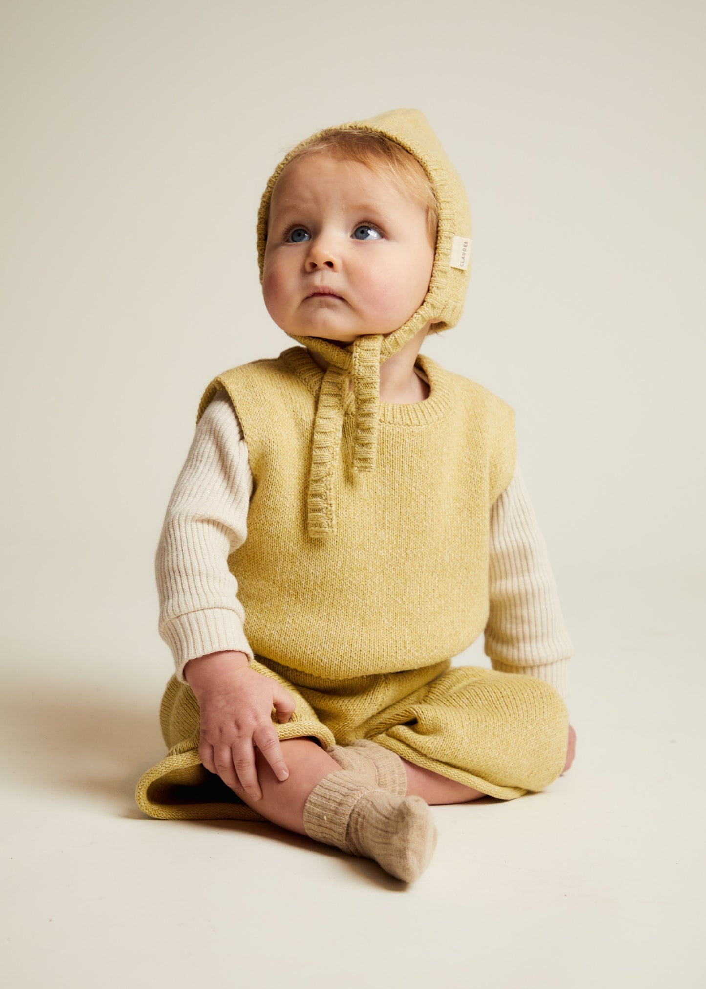 Noa Mustard Knit Vest