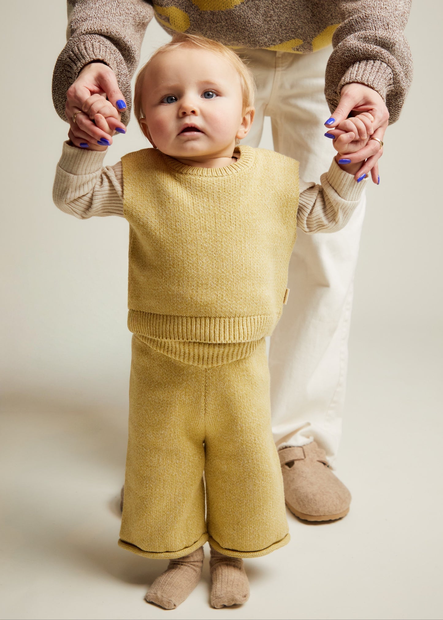 Noa Mustard Knit Vest