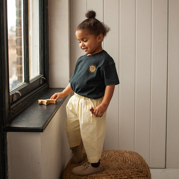 RELAXED TROUSER - buttercup yellow - LAST ONE 5-6y