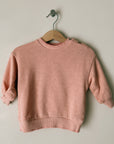 FLEECE SWEATER PEACH - BABY
