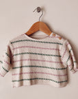 STRIPED JERSEY SWEATER - BABY
