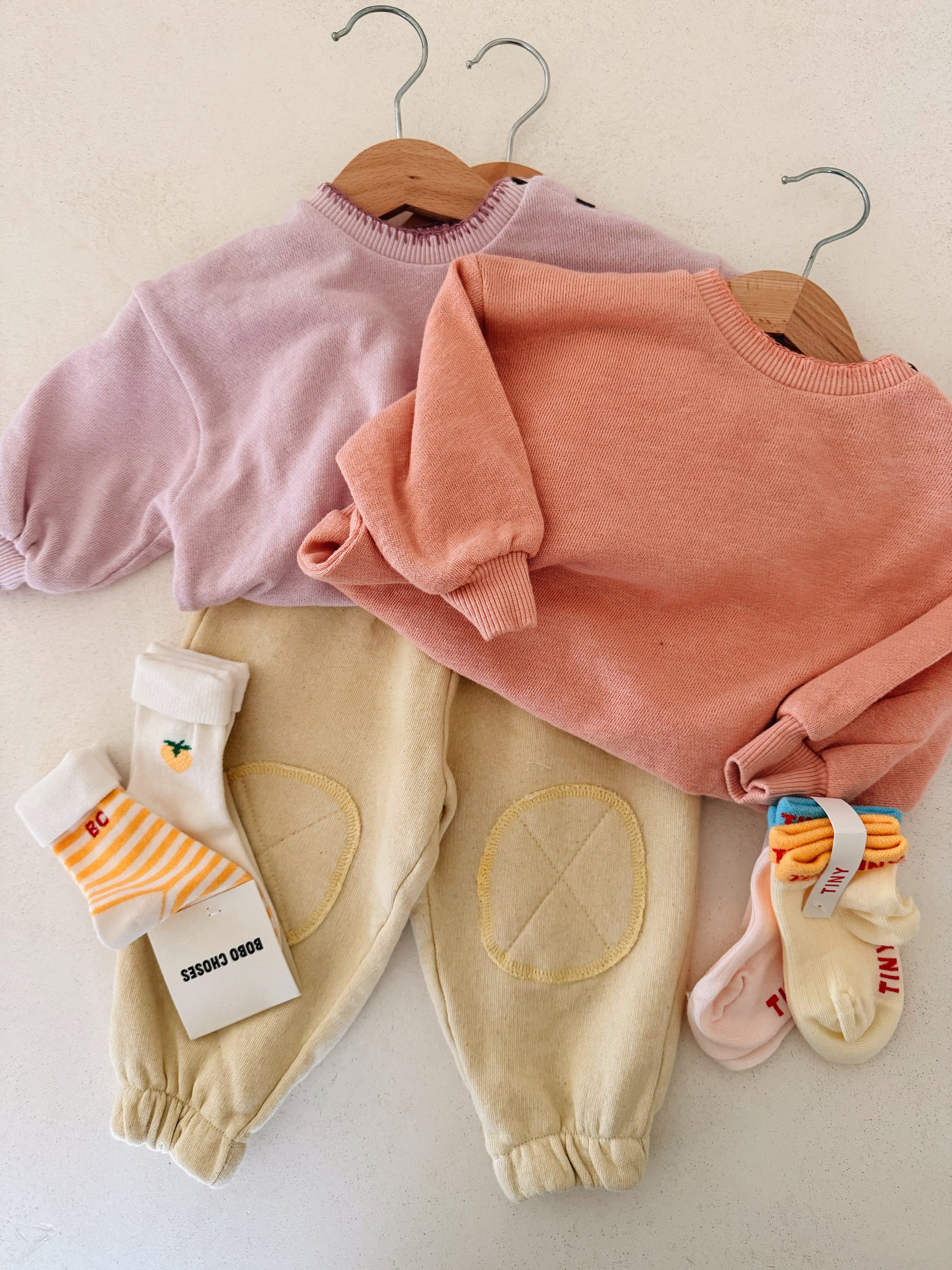 FLEECE SWEATER PEACH - BABY