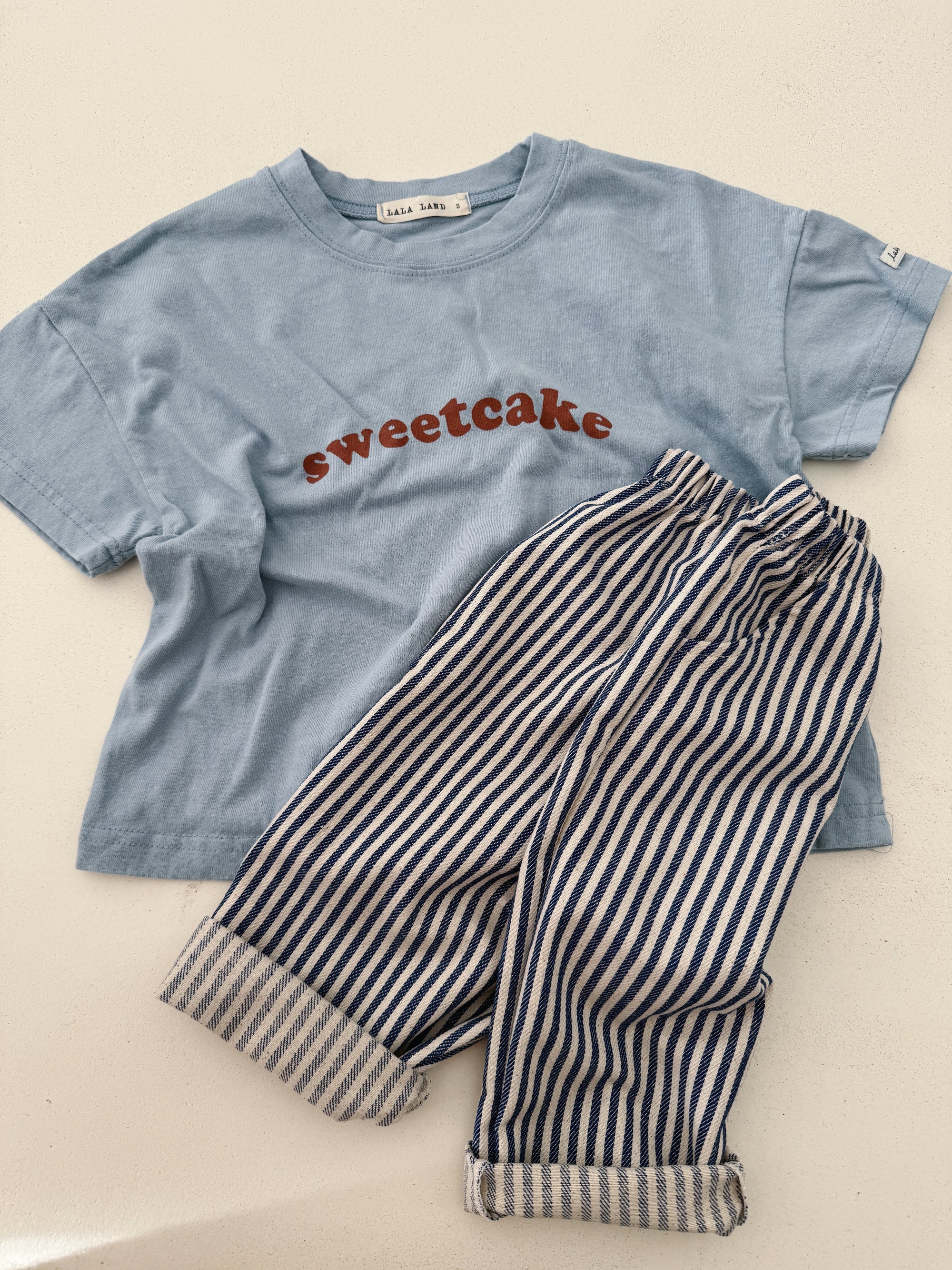 Sweet Cake Short Sleeve Tee Sky - baby &amp; kids