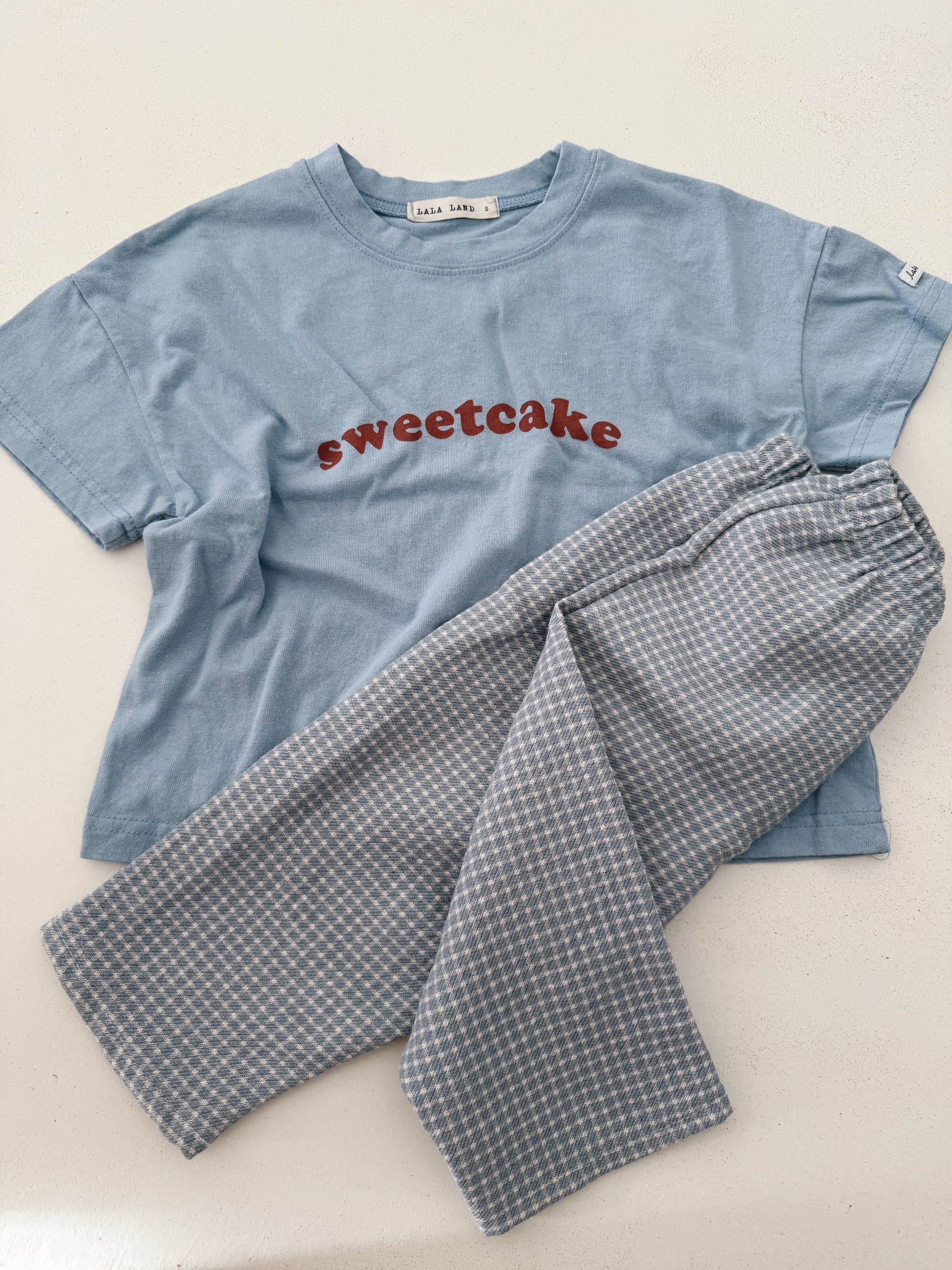 Sweet Cake Short Sleeve Tee Sky - baby &amp; kids