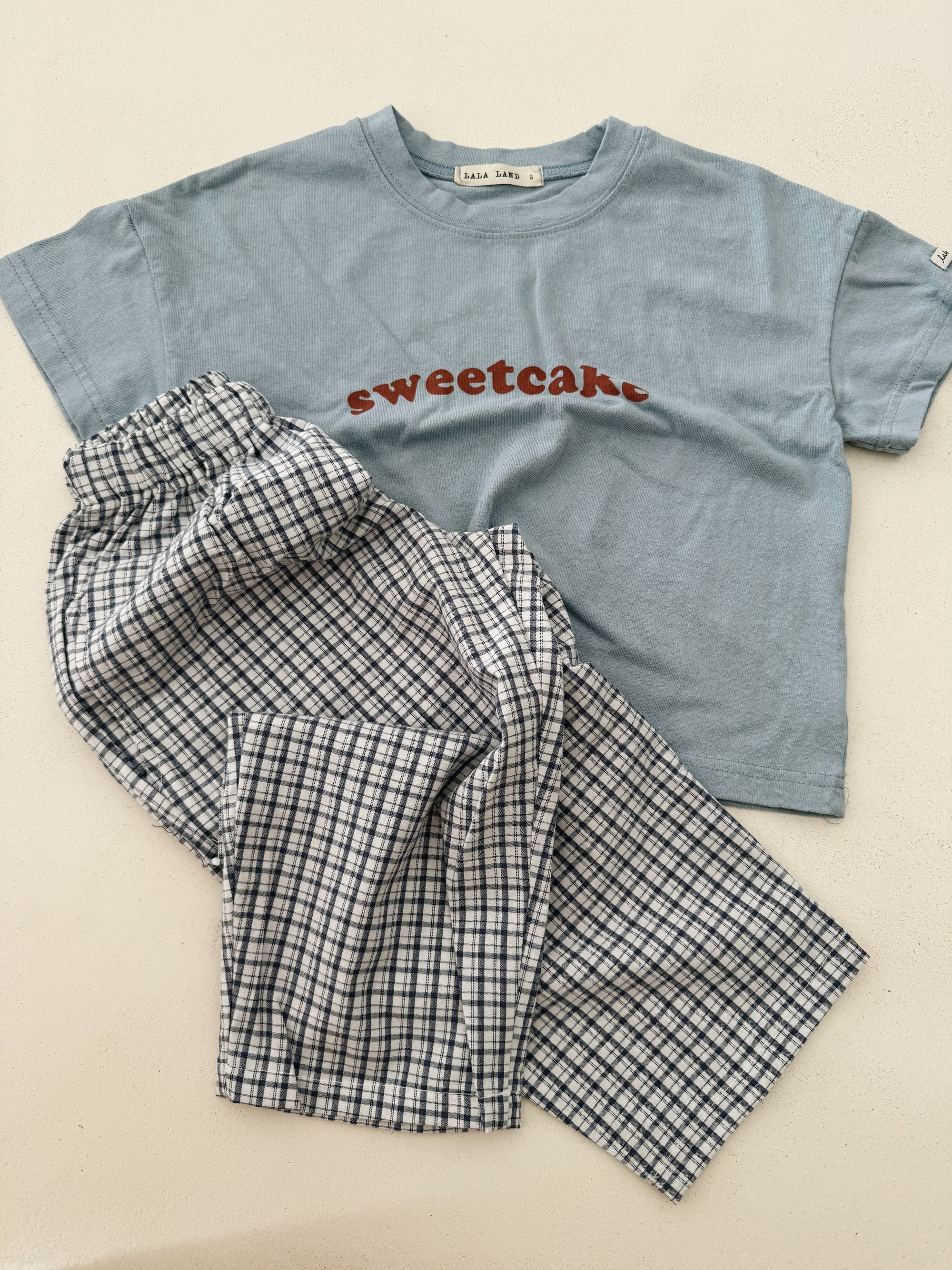 Sweet Cake Short Sleeve Tee Sky - baby &amp; kids