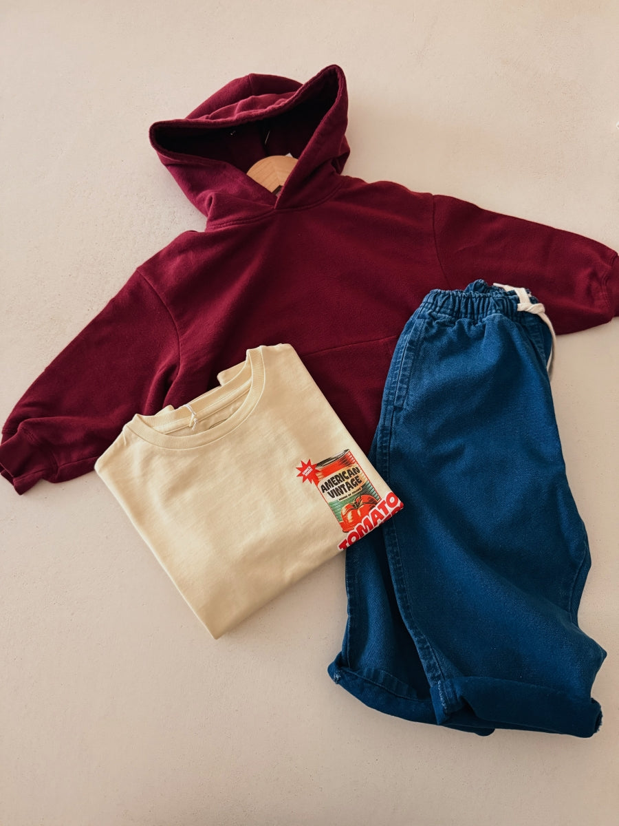 ATUBAY HOODIE CHERRY - KIDS