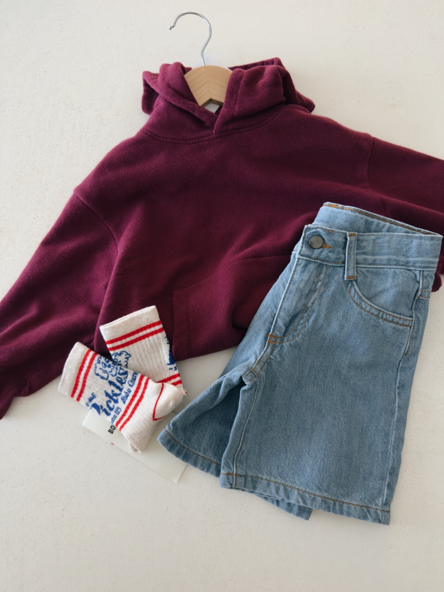 ATUBAY HOODIE CHERRY - KIDS