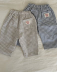 Kids Classic Check Pants Beige - kids